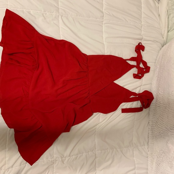 SHEIN | Dresses | Ruffle Hem Knotted 